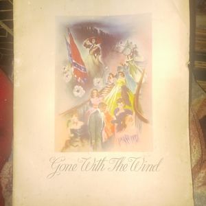 Original 1939 "Gone With The Wind" movie program